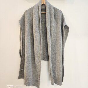 Cashmere 100 knit coat shawl cape cardigan